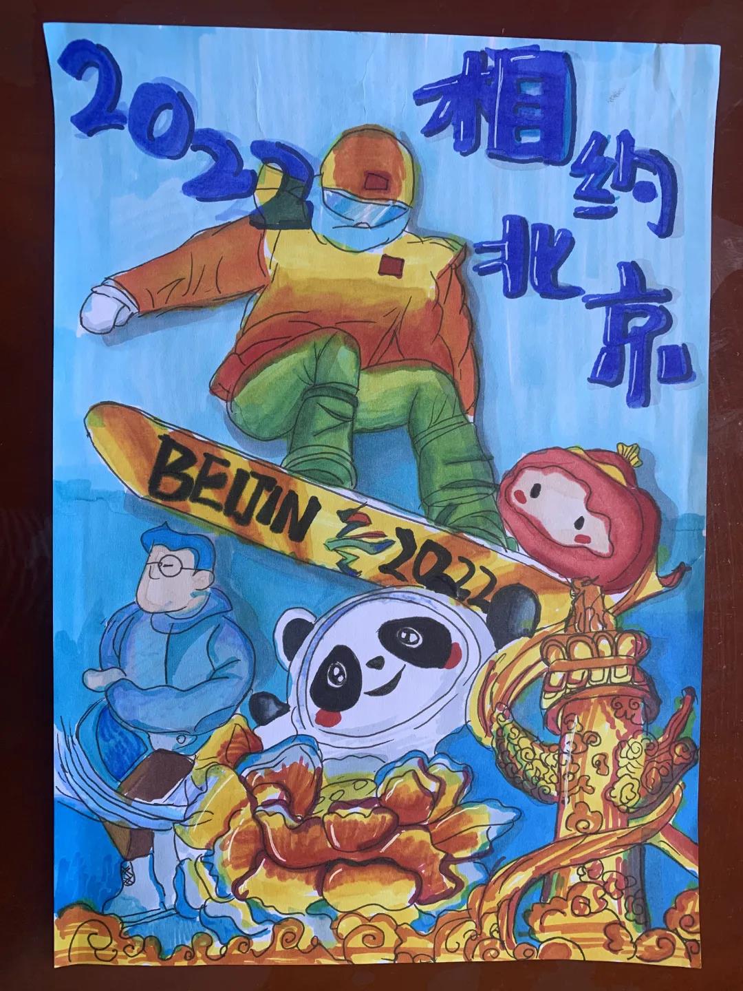 北京2022冬奥会主题绘画-图7