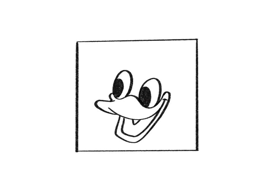 唐老鸭的简单画法教程-图4