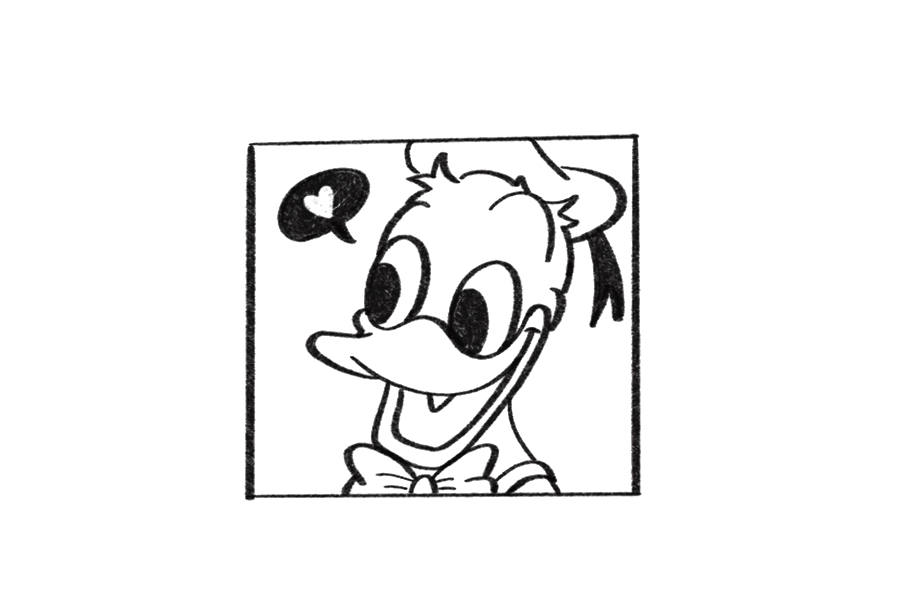 唐老鸭的简单画法教程-图8