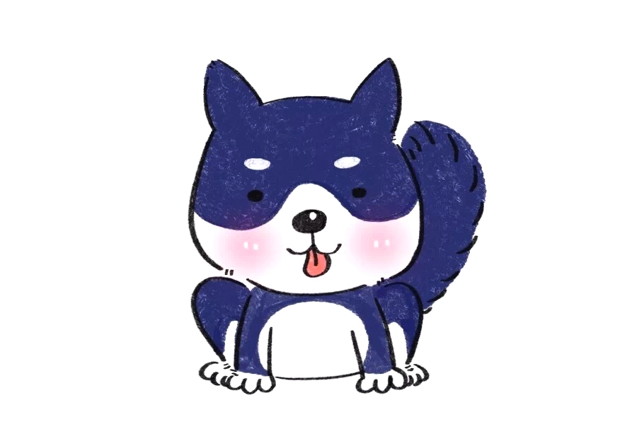 蠢萌的二哈简笔画教程