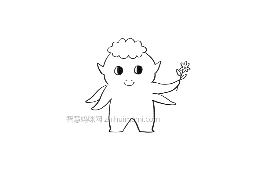 可爱胡巴怎么画-图5