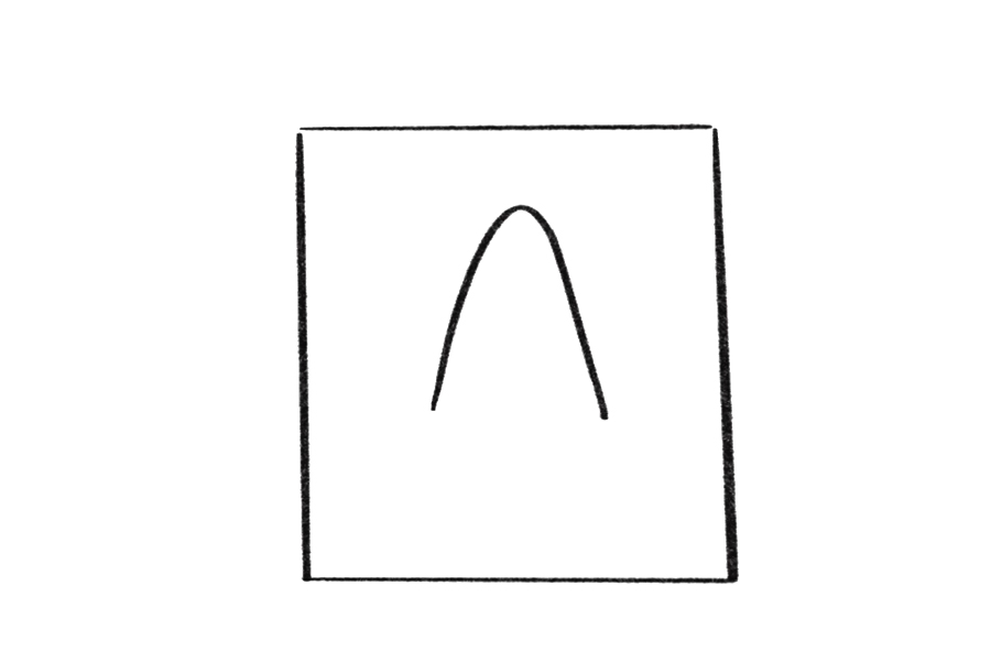 可爱派大星简笔画画法步骤-图1