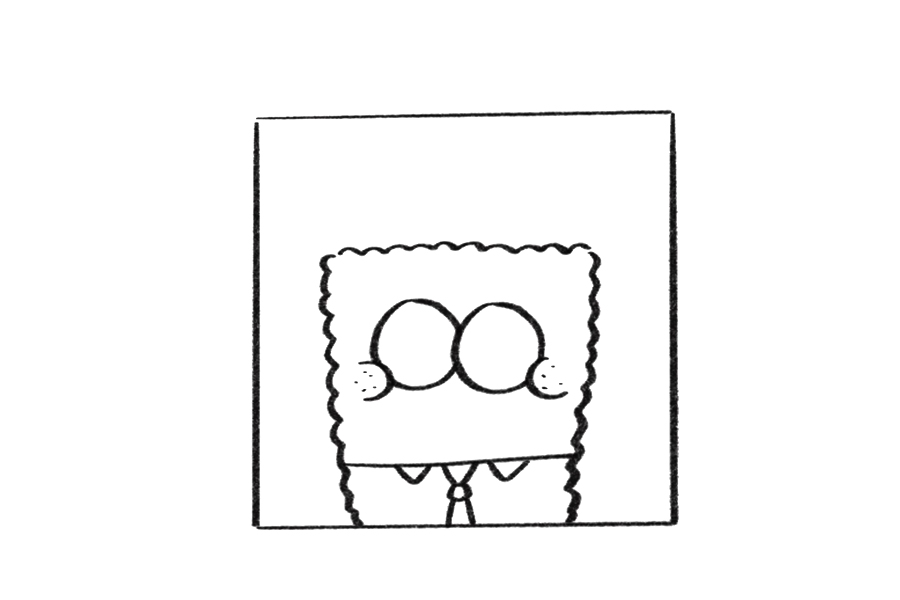 海绵宝宝的画法步骤-图6