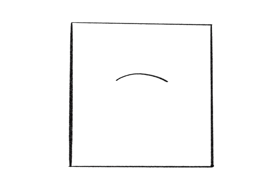 可爱龙猫的简单画法-图1