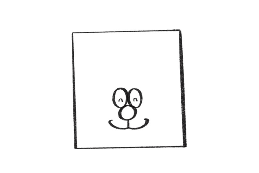 哆啦A梦的简单画法-图4