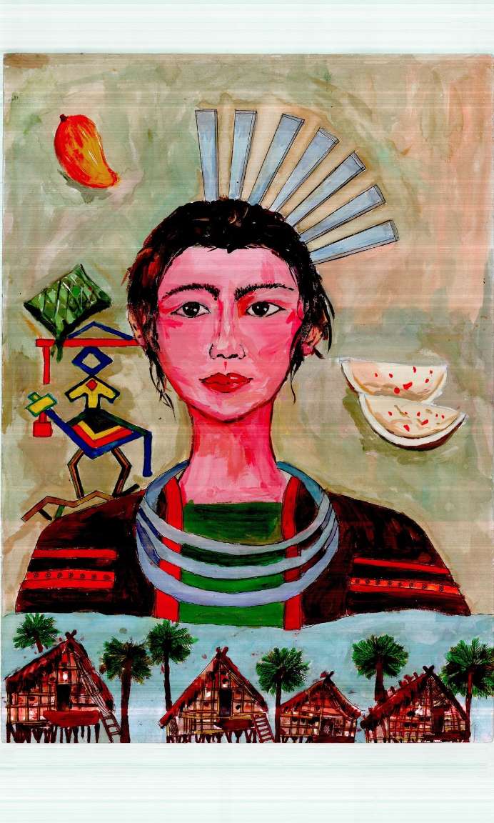 步骤1：黎村与黎族姑娘