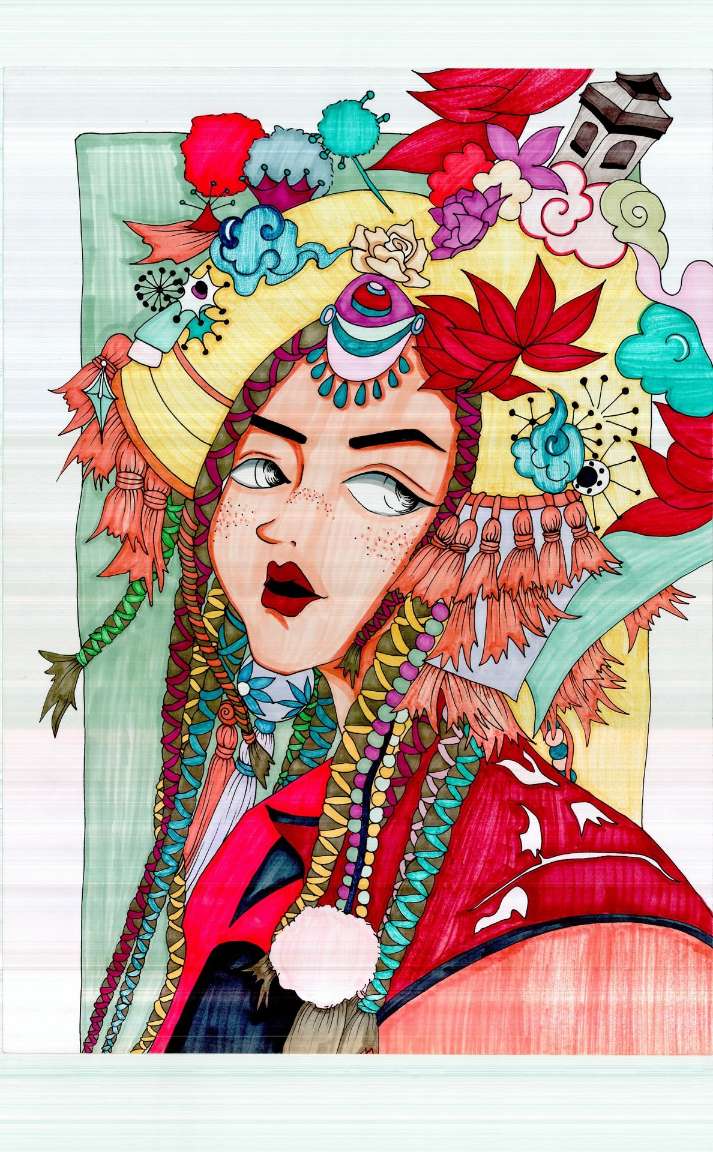 步骤3：黎族盛装