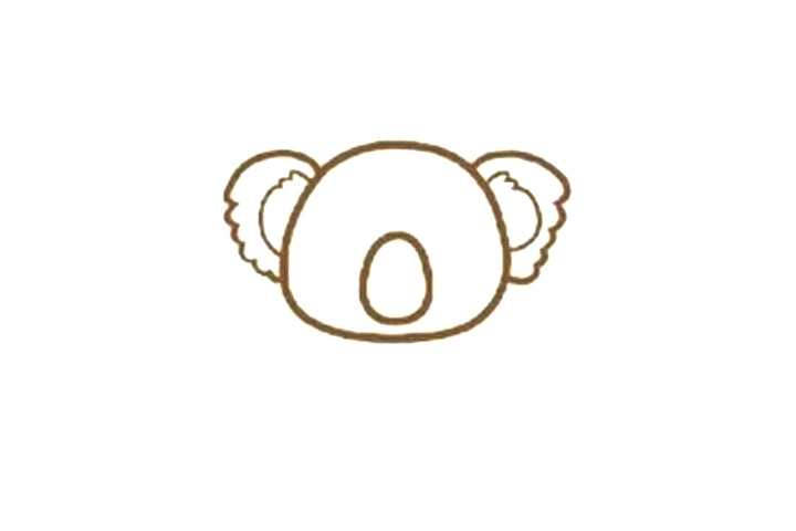 可爱考拉的简单画法-图4