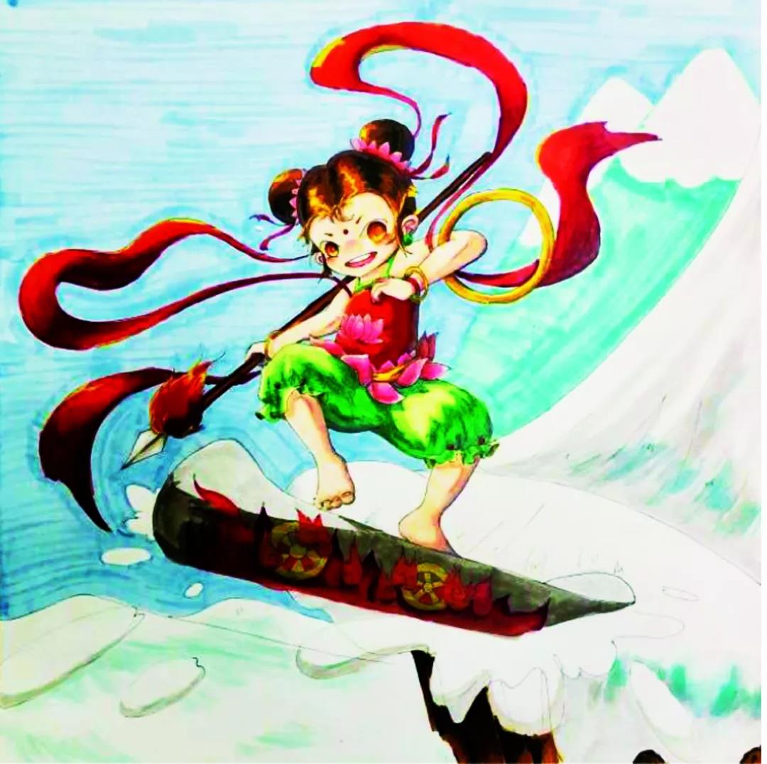 心中的奥林匹克精神绘画图片-图2