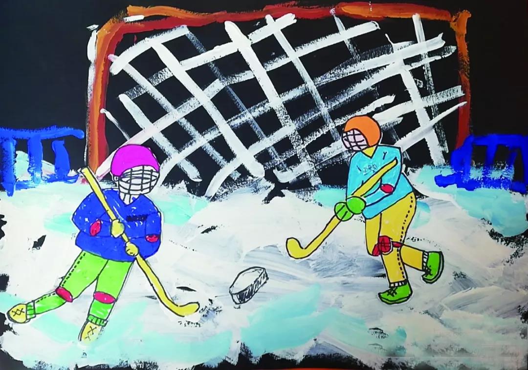 心中的奥林匹克精神绘画图片-图7