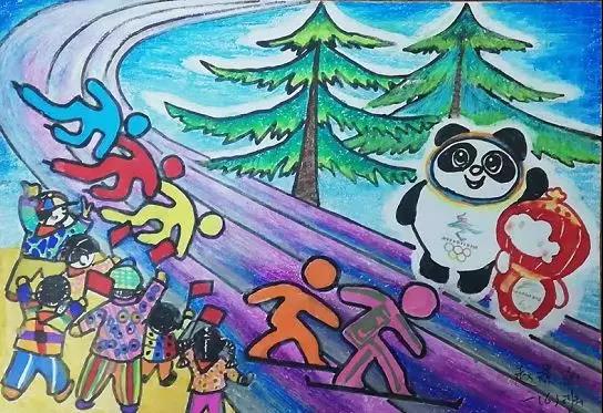 心中的奥林匹克精神绘画图片-图13