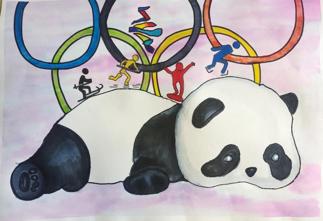 三年级迎冬奥主题创意画-图2