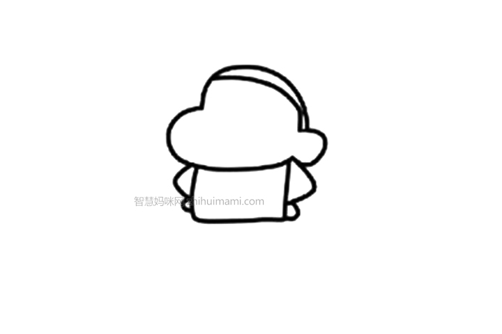 蜡笔小新怎么画-图5