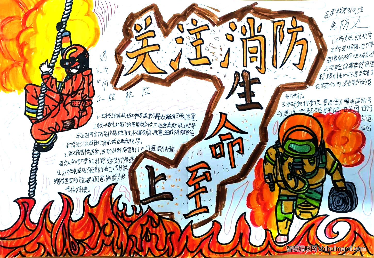 9张漂亮的消防安全手抄报-图6