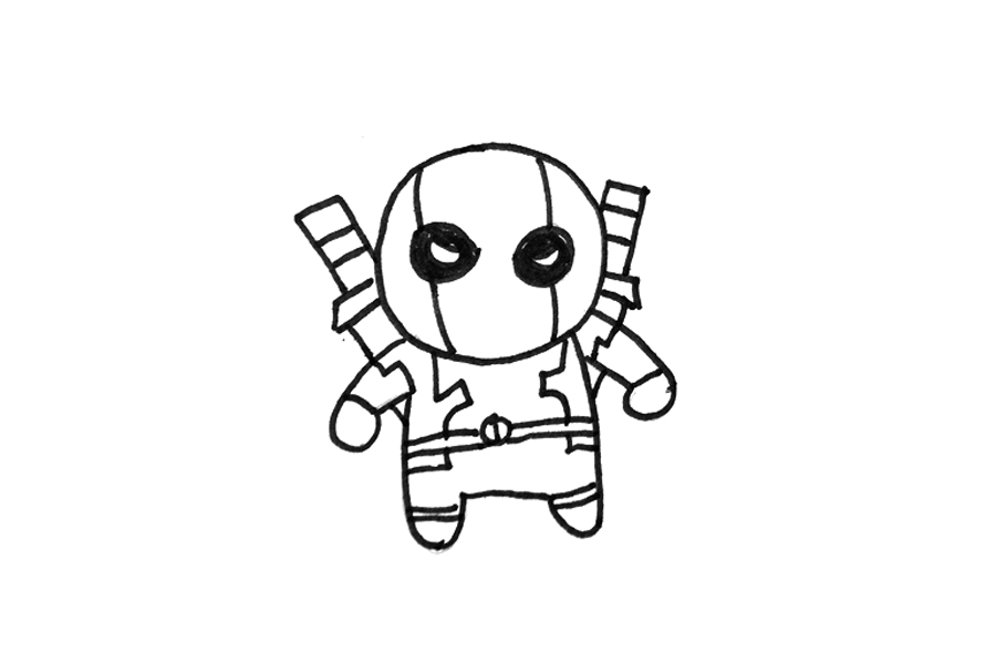 死侍怎么画简单-图4