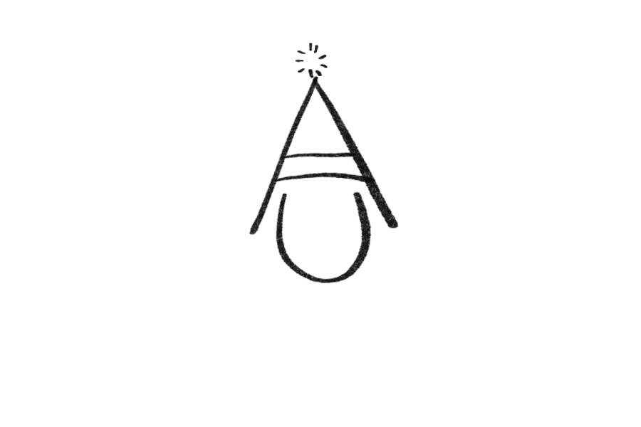 如何用字母A画一只可爱的小狗-图3