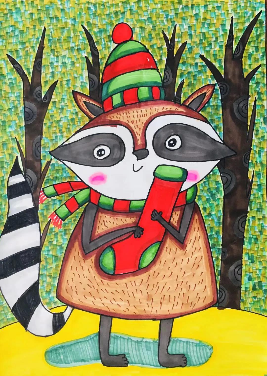 创意环保儿童画漂亮