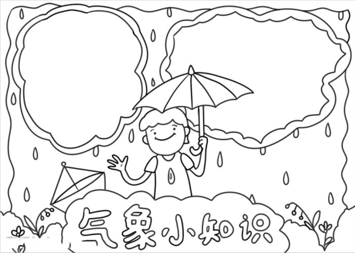 气象小知识手抄报简单好看-图3