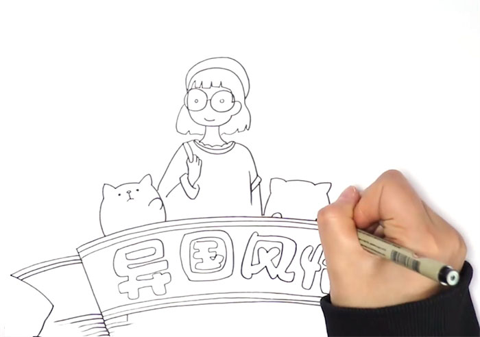 如何画异国风情手抄报-图1