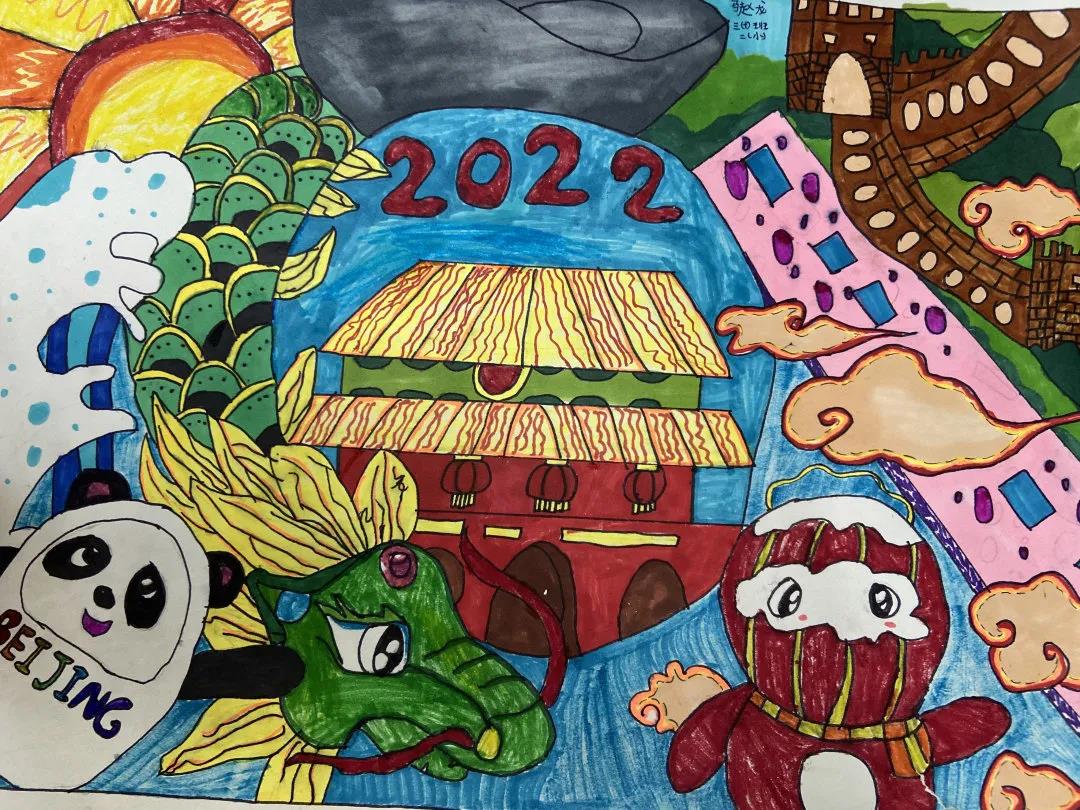 2022北京冬奥会画画图片-图1