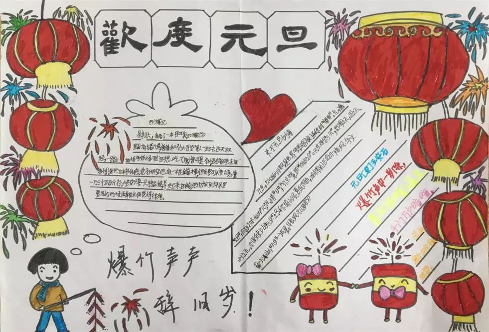 2022元旦节手抄报图片及内容-图2