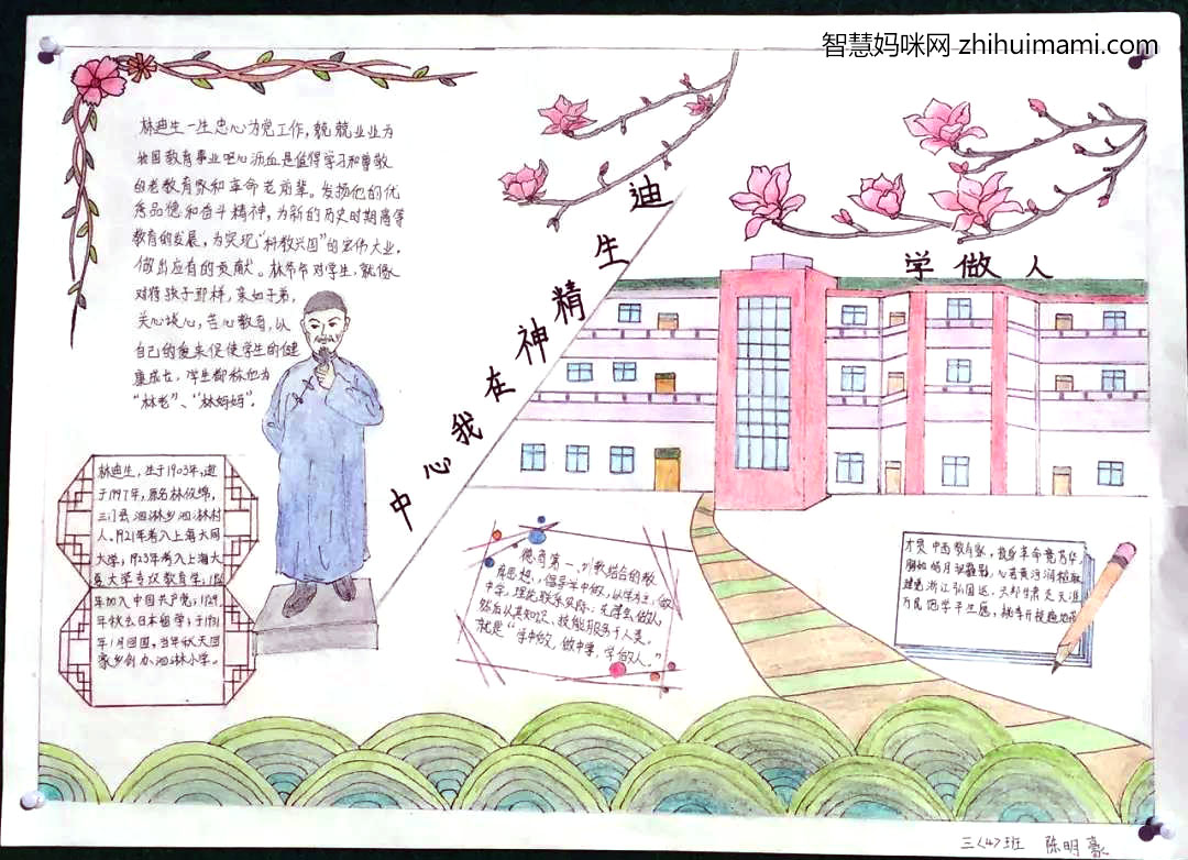 弘扬迪生精神手抄报绘画作品-图4