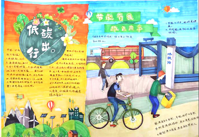 5张节约能源手抄报简单又漂亮-图2