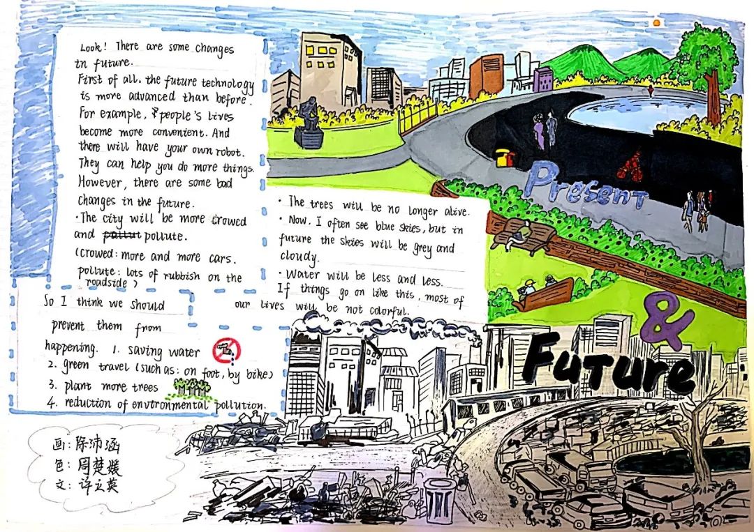 三年级新年快乐英语手抄报绘画-图10