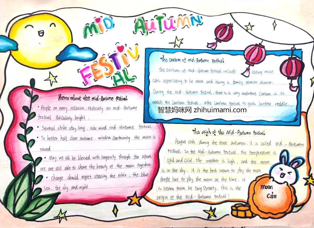 第九届校园英语节手抄报绘画-图2