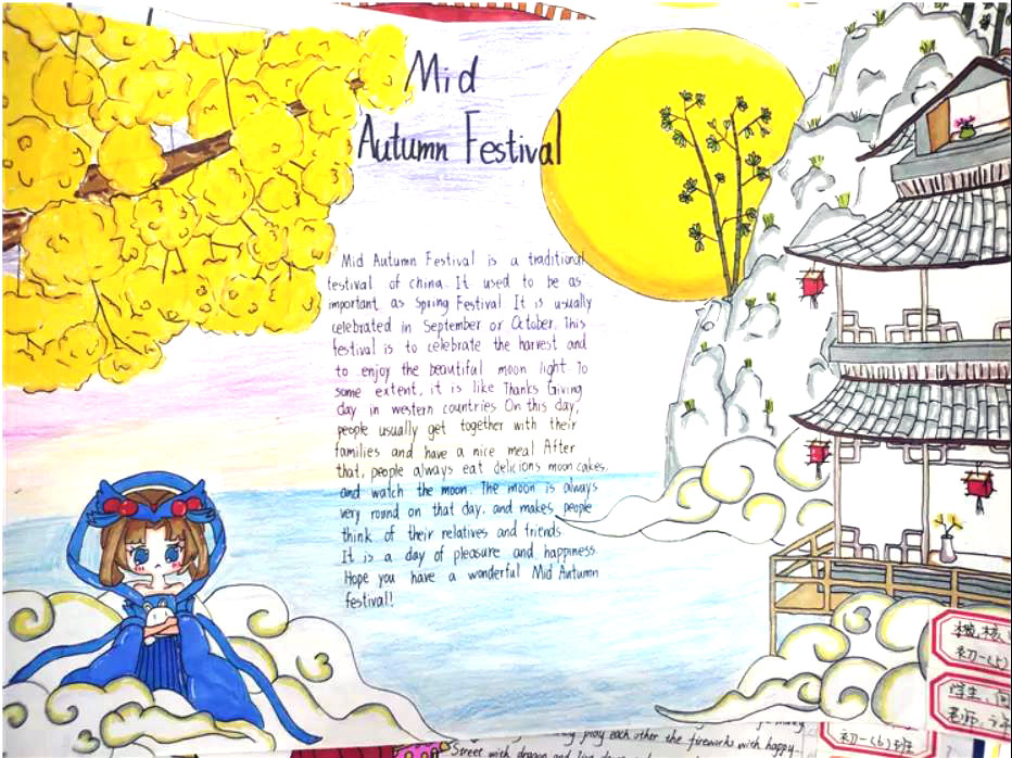 第九届校园英语节手抄报绘画-图10