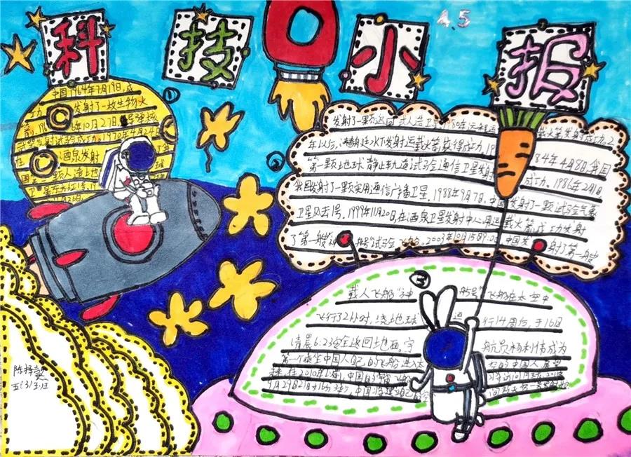 初二科技手抄报绘画一等奖-图11