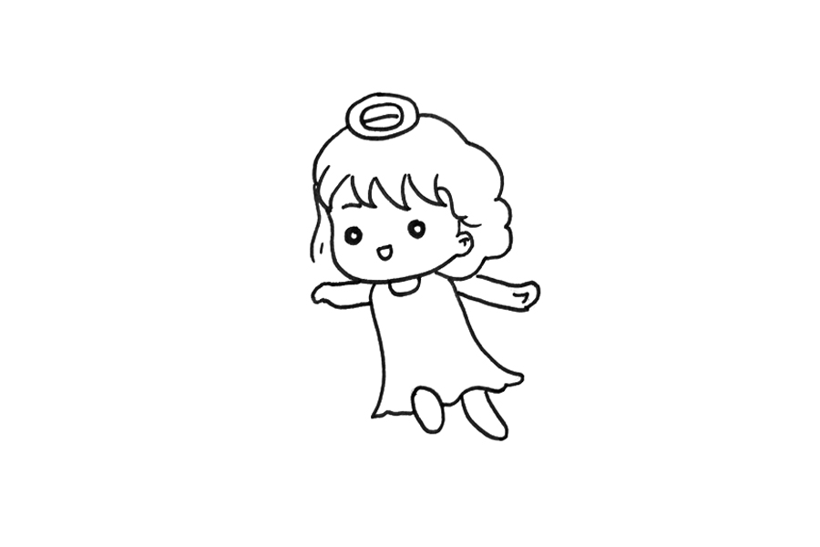 漂亮的天使怎么画-图2