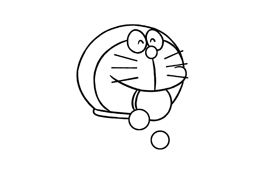 可爱的哆啦A梦怎么画-图4