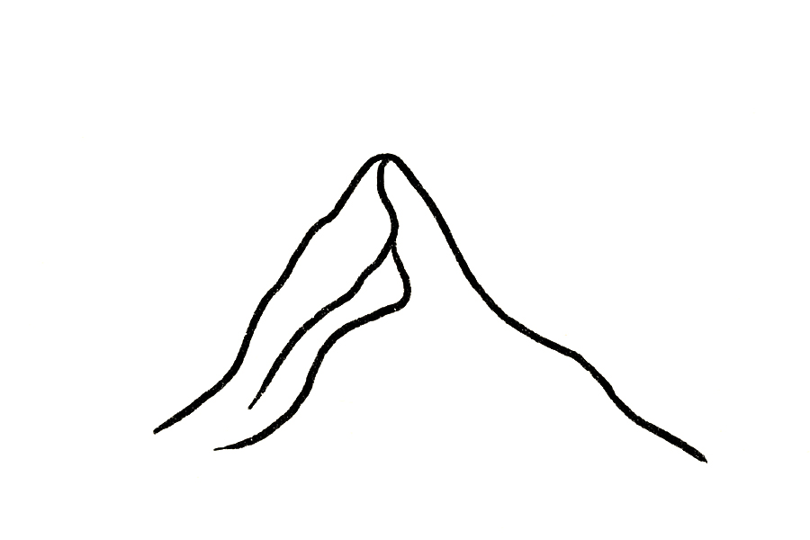 山丘怎么画-图2