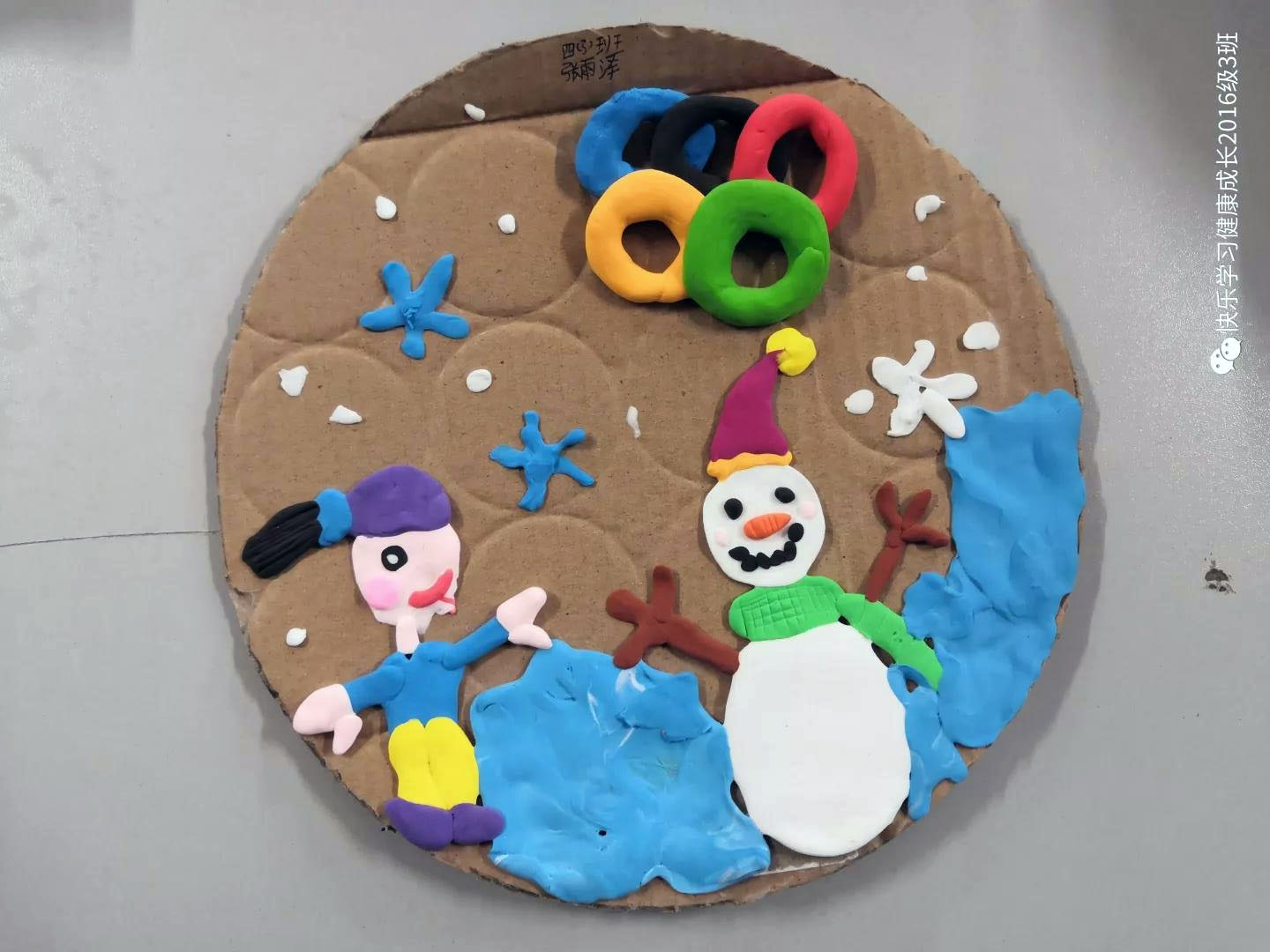 2022北京冬奥会粘土画-图4