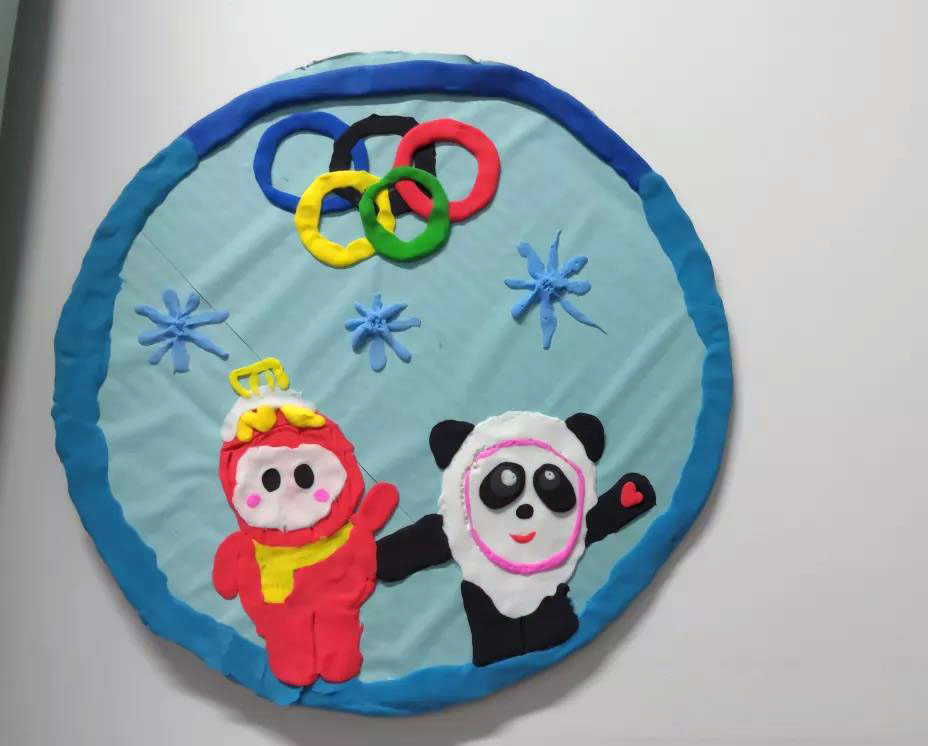 相约冬奥会粘土画简单漂亮-图6