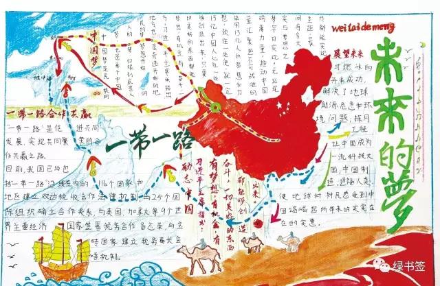 理想照亮未来手抄报-梦想从这里起航