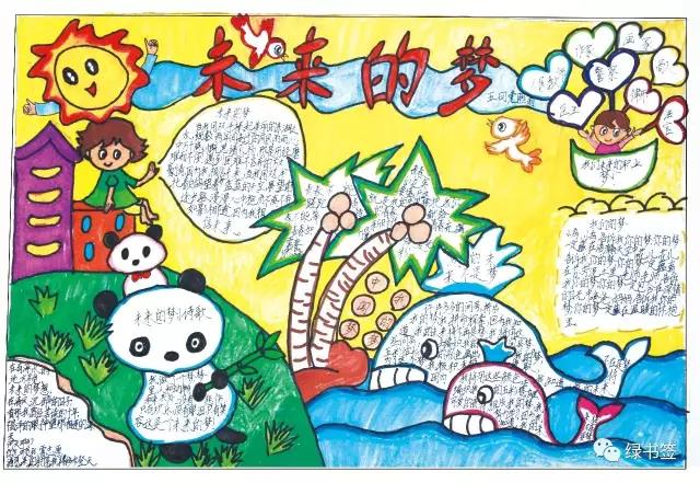 畅想祖国未来主题手抄报