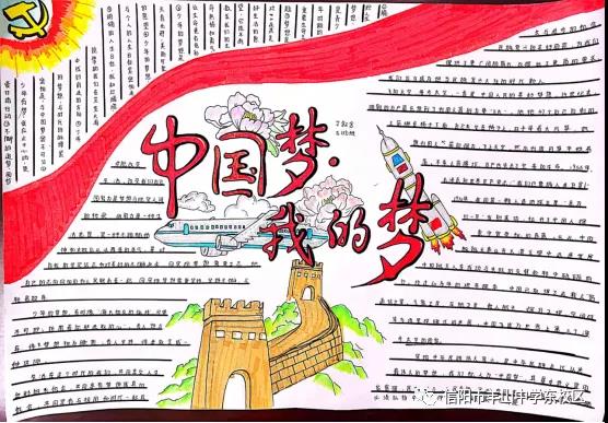 中国梦我的梦主题手抄报-图2