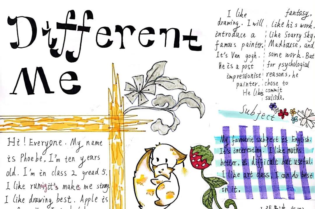 7张简单又漂亮的英语手抄报-图5