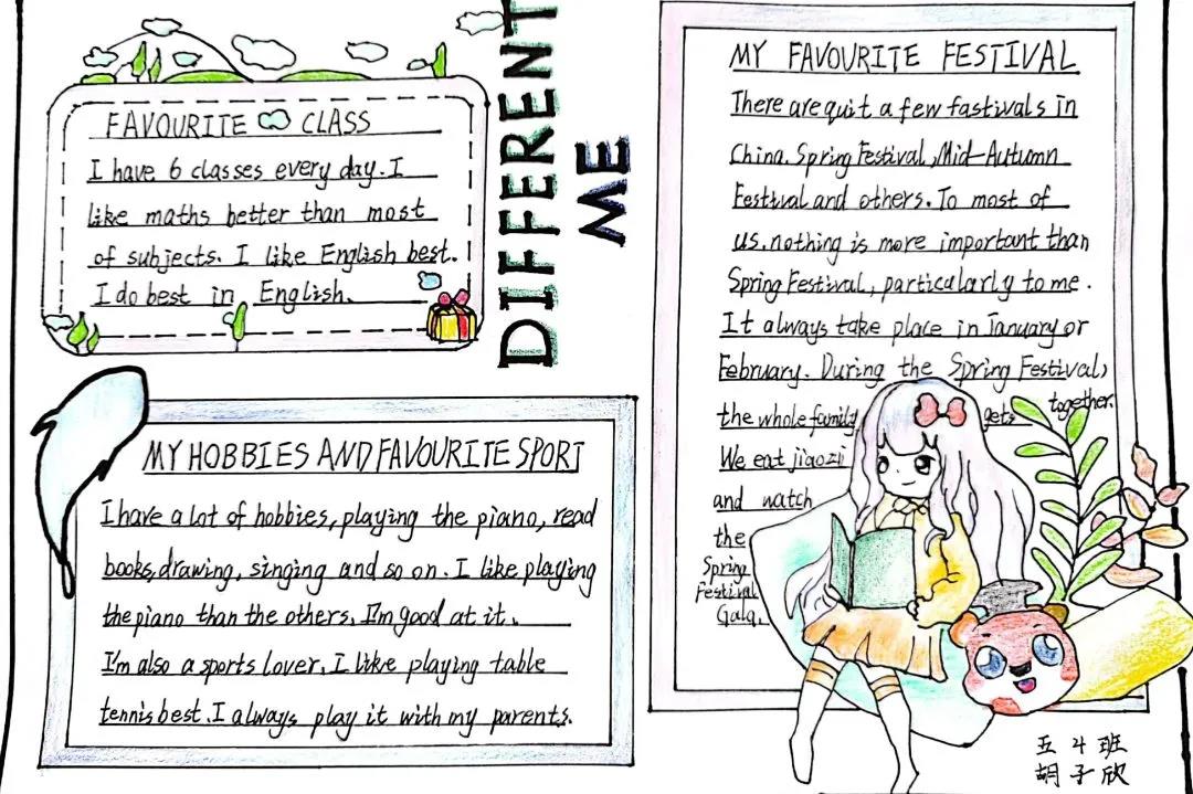 英语艺术节手抄报简单又漂亮-图1