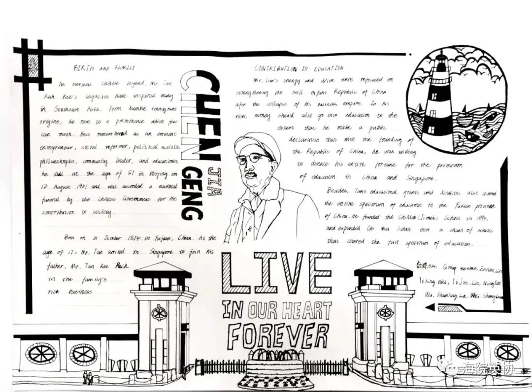 6张漂亮的名人故事英语手抄报-图3