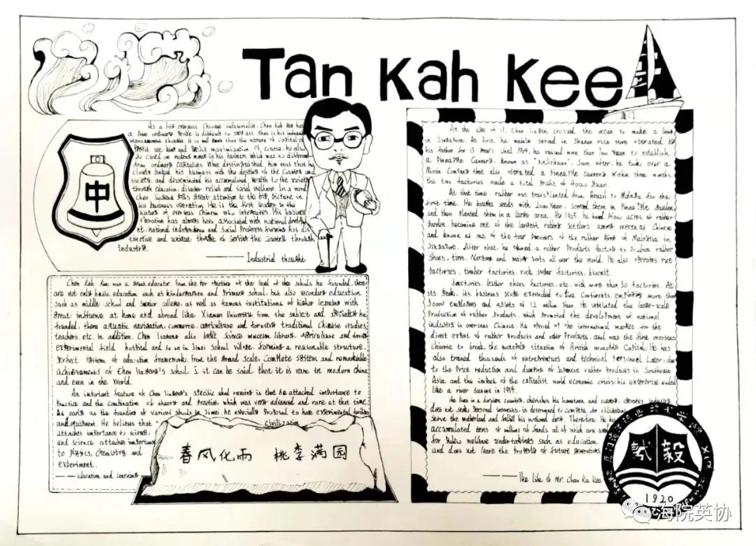 6张漂亮的名人故事英语手抄报-图6