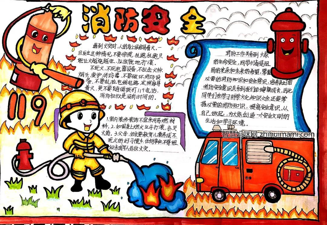 我是小小消防员手抄报怎么画-图4