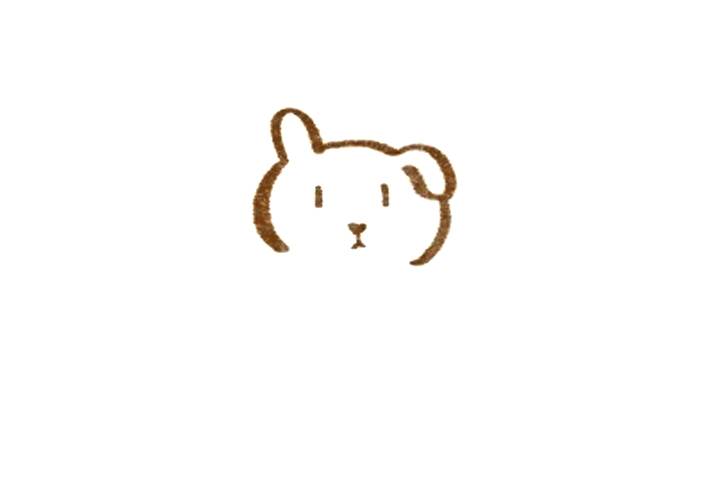 简单小兔子简笔画 思考小兔子-图2