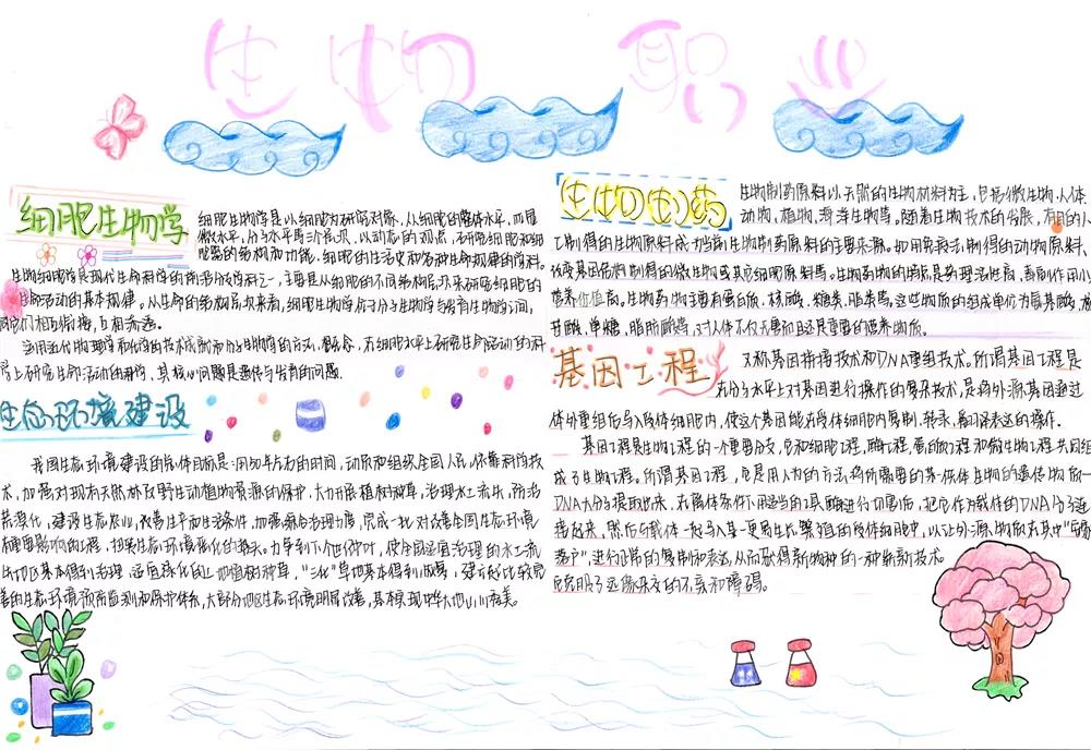 与生物学有关的职业主题手抄报-图7