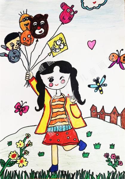 找春天创意儿童画