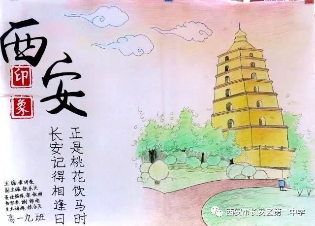 关于家乡的手抄报-“我是西安人，我爱大西安”-图4