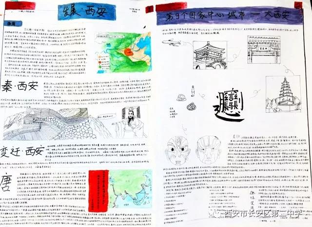 关于家乡的手抄报-“我是西安人，我爱大西安”-图6