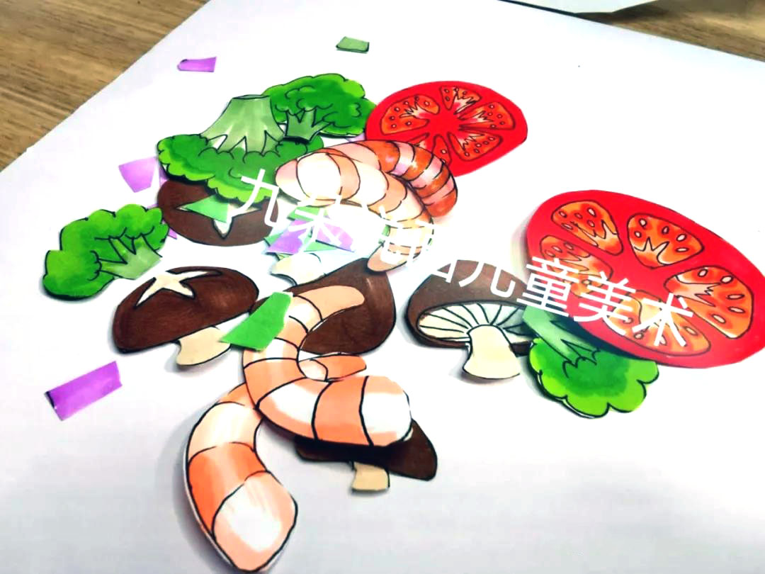 卡纸制作美味的披萨-图4